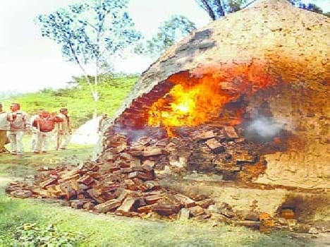 32 units were destroyed coal furnace